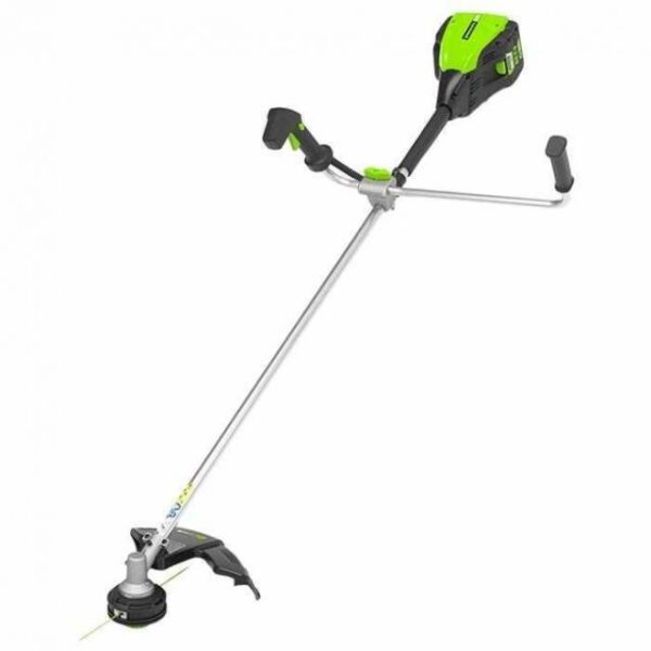 Bozótvágó Greenworks GD80BCB 80v, bicikli fogantyús, akku és töltő nélkül