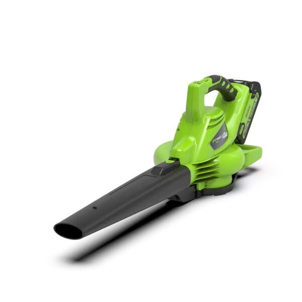 Lombszívó-fújó akkumulátoros Greenworks GD24X2BV 2x24v akku és töltő nélkül