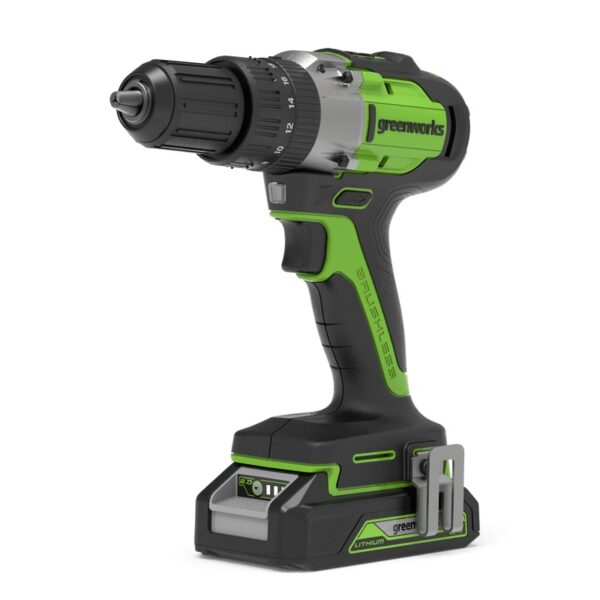 Fúró akkumulátoros Greenworks 24V, 90N. akku és töltő nélkül