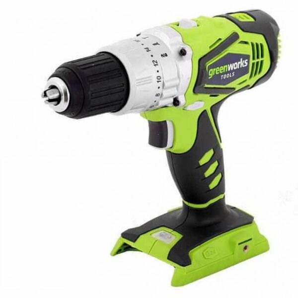 Ütvefúró-csavarozó akkumulátoros Greenworks G24CD 24v, akkumulátoros ,akku és töltő nélkül 32037a