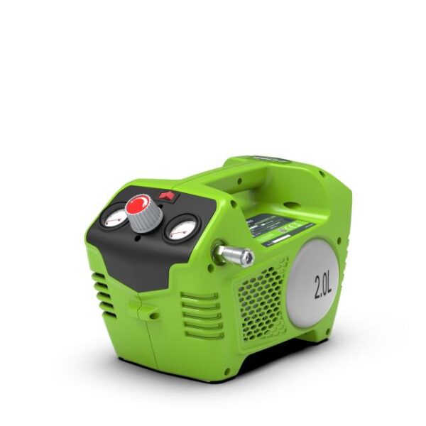 Kompresszor Greenworks G24AC 24v akkumulátoros, akku és töltő nélkül,